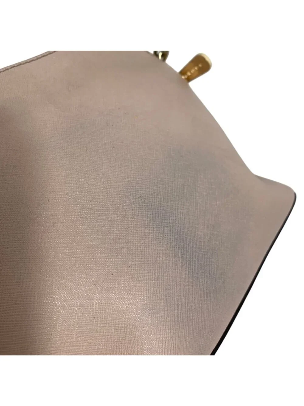 MICHAEL KORS Pale Ballet Pink Leather Domed Satchel Handbag Crossbody